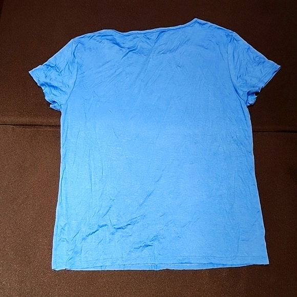 "It's Fine, I'm Fine, Everything is Fine" Jersey Blue T-Shirt, Women's Medium - Picture 3 of 3